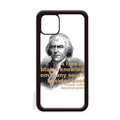 Imagem de Capa President Jefferson American Motto para iPhone 12 Pro Max para Apple Mini Mobile Case