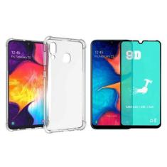 Imagem de Kit Capinha Antichoque + Nanogel 9D Para Samsung A20 / A30 - HRebros