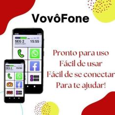 Imagem de Celular Do Idosos Vovôfone 64Gb Tela Grande Zap Face Insta - Positivo