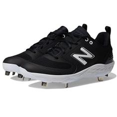 Imagem de New Balance Fresh Foam Velo V3 Tênis feminino de softbol, Preto/branco, 38