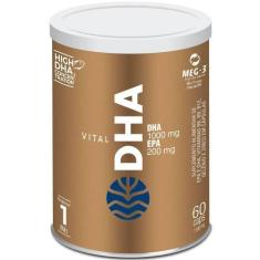 Imagem de Suplemento Nutricional Vital DHA 1000mg 60 Cáps Vital Atman - Vital Ât