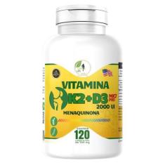 Imagem de Suplemento K2 + D3 Menaquinona MK7 Pro 2000 Ui 120 Cápsulas - Fits Lif