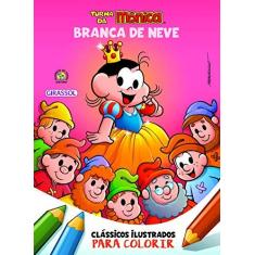 Imagem de Turma Da Mônica Clássicos Ilustrados Para Colorir - Branca De Neve - Sousa, Mauricio - 9788539422883