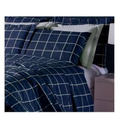 Imagem de Jogo Lençol Casal 3 Peças Algodão Percal 150 Fios Sem Elástico Essenci