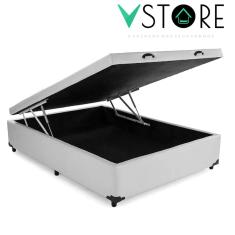 Imagem de Cama Box Baú Viúva Bravus 128x188x38cm Várias Cores Vstore