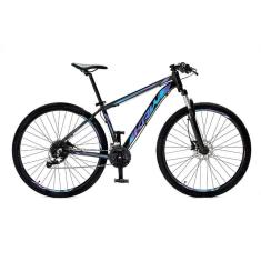 Imagem de Bicicleta Aro 29 Krw Alumínio 27 Velocidades Freio Hidráulico Suspensão com Trava Mountain Bike S9-Unissex