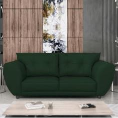 Imagem de Sofá 2 Lugares Tulipa Suede Verde - Amarena Móveis
