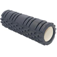 Imagem de Rolo Massagem Liberação Foam Roller Soltura Yoga Preto - Lorben