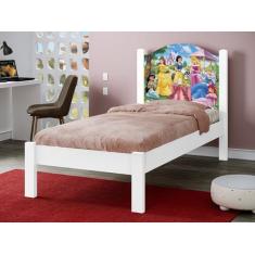 Imagem de Cama Solteiro Infantil Adesivada Princesas Castelo - B&A Bento