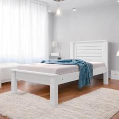 Imagem de Cama Solteiro Confortável E Moderna Luz Branca - Mobiliar Home Shop
