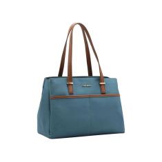 Imagem de Bolsa De Ombro Luxo Feminina Chenson - Azul