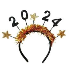 Imagem de Tiara de cabelo feliz estrela glitter estrela lantejoulas cabelo argola decoração festa acessórios enfeites de Natal