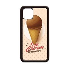 Imagem de Casquinhas de sorvete de chocolate marrom para iPhone 12 Pro Max Capa para Apple Mini Mobile Case
