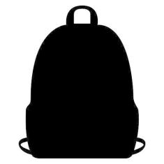 Imagem de Adesivo de Parede Lousa Mochila Escola