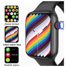 Imagem de Relogio Smartwatch Feminino Digital 2 Pulseiras W37 Serie 7 Android Ios Iphone Xiaomi - Bluetooth Touch Screen Chamada Chega WhatsApp Facebook