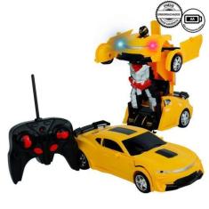 Imagem de Carrinho De Controle Remoto Transformer Amarelo - Dt