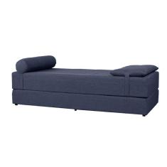 Imagem de Sofá-Cama Casal 3 Lugares Cecília Linho Azul Marinho