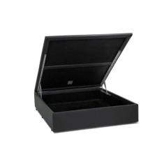 Imagem de Base Box Baú Casal A colchões Sintético Cinza 41x138x188