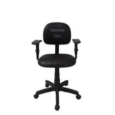 Imagem de Cadeira Secretaria Com Regulagem De Altura A Gás E Braço Regulagem Cor