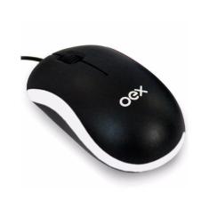 Imagem de Mouse USB MS103 Preto/Branco - OEX