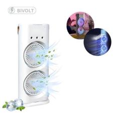 Imagem de Mini Ventilador Giratório com Dupla Camada e RGB - Phoenix