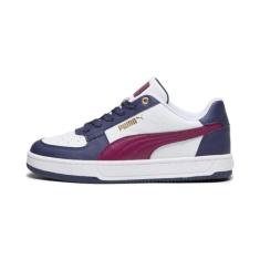 Imagem de PUMA Caven Tênis Jasper Branco-Escuro Azul-Marinho-Dourado, 39 Unissex Criança Grande, Puma Jasper-puma branco-escuro azul-marinho dourado, 17