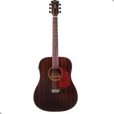 Imagem de Violão Folk Aço Eletrico Waldman Dex441 Bk Preto