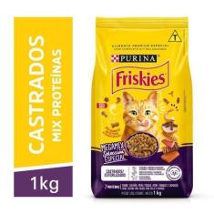 Imagem de Ração FRISKIES gatos castrados Megamix 1kg - nestle