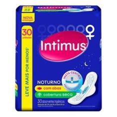 Imagem de Absorvente Externo Intimus Noturno Cobertura Seca com Abas 30 Unidades