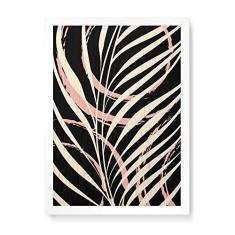 Imagem de Arte Maníacos Quadro Decorativo em Madeira Folha Escandinava - 23x16,25cm (Moldura caixa em laca )