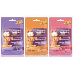 Imagem de Kit 3 Supra C Kids Suplemento De Vitamina C Para Crianças Em Goma Sabo