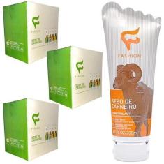 Imagem de Creme Esfoliante Fashion Sebo De Carneiro Bisnaga 200ml Kit 36 Unidade