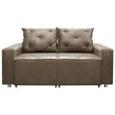 Imagem de Sofá 2 Lugares Bariloche 1.60cm Suede Shop Das Cabeceiras Bege