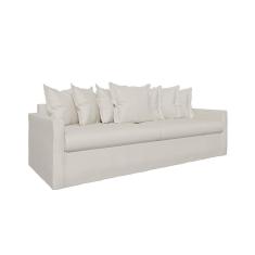 Imagem de Sofá 3 Lugares Enseada Linho Marfim 240 cm