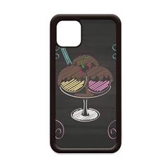 Imagem de Três bolas de sorvete de chocolate doce para iPhone 11 Pro Max capa para Apple Mobile Case