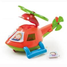 Imagem de Brinquedo Didático Helicóptero Helico Tateti - Sacola