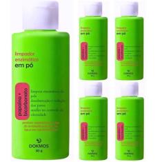 Imagem de Kit 5 Sabonete Facial Pó Evita Oleosidade Reduz Poros Vegano - Dokmos