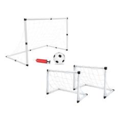 Imagem de Futebol Infantil Golzinho 2 Traves Em 1 C/ Bola - Dm Toys