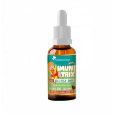 Imagem de Imunitrix- Vitamina C- Vitamina D- Zinco- 30ml- Morango - Flora Nativa