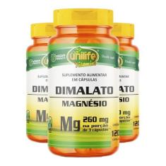 Imagem de Magnésio Dimalato Unilife 120 Cápsulas 3un