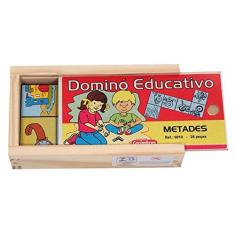 Imagem de Dominó Educativo Metades - Carimbrás