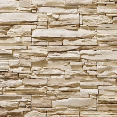 Imagem de Papel De Parede Pedra Tijolos Areia Fina Autocolante Sala