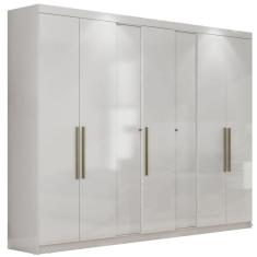 Imagem de Guarda Roupa Casal Grande 7Portas 2Gavetas Milão Branco