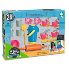 Imagem de Kit Utensílios Infantil - Doce Lanchinho - 26 peças - Nig Brinquedos