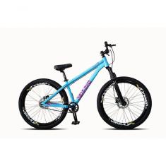 Imagem de Bicicleta Vikingx Aro 26 Tuff 38 Single Wheeling Azul+ Rosa