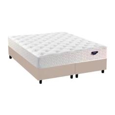 Imagem de Cama Box Casal Bipartida + Colchão Ecoflex Alva Molas Ensacadas 138x18