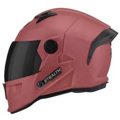 Imagem de Capacete Moto Fechado Pro Tork Stealth Solid Fosco Viseira Fumê, ROSA 
