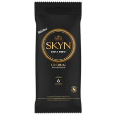 Imagem de Preservativo Blowtex Lubrificado Skyn Original - 1 Embalagem com 6 Uni