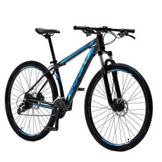 Imagem de Bicicleta Aro 29 Krw Alumínio 24 Vel Freio Hidráulico Suspensão Dianteira S2 17 Preto-Azul