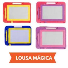 Imagem de Lousa Magica Infantil Com Caneta Quadro Desenho Indicado Acima 4 Anos 